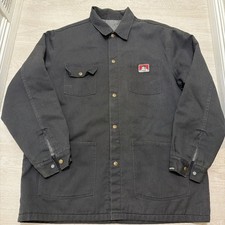 Vintage Ben Davis Chore Jacket 2XL Made In USA Work Coat Blanket Lined Detroit