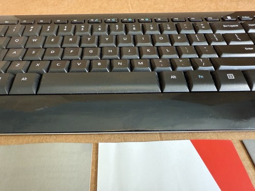 Microsoft Wireless Keyboard 800 Model 1455 + Mouse 1000 Model 1454 W/ USB Dongle - Picture 4 of 15