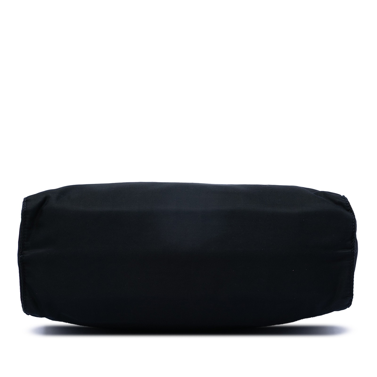 Authenticated Prada Tessuto Metal Handle Bag Black Nylon Fabric Handbag thumbnail 3