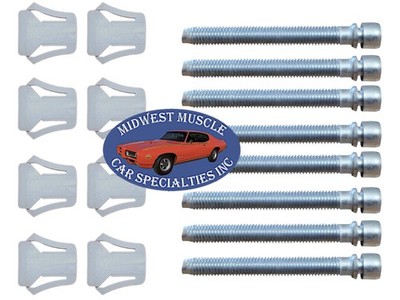 Headlight Adjusters Adjusting Screws Lamp Beam Assembly Bolt & Nut GM 8pcs B