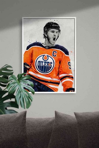 Connor McDavid Poster Connor McDavid, Papierdruck, Wohndeko, Männerhöhle Geschenk - Bild 2 von 3