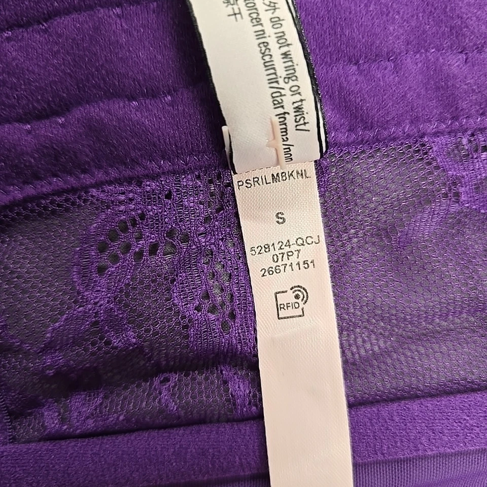 Victoria's Secret Dream Angels Corsé Bustier Sujetador Púrpura Talla S Foto 4 de 4