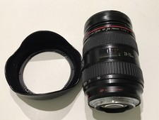 Canon EF 24-70mm F2.8 L USM Zoom Lens With Hood Manual Excellent Condition