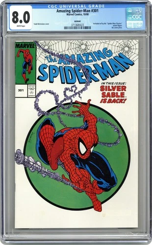 Amazing Spider-Man Marvel Legends Reprint #301 CGC 8.0 2000 3713685023