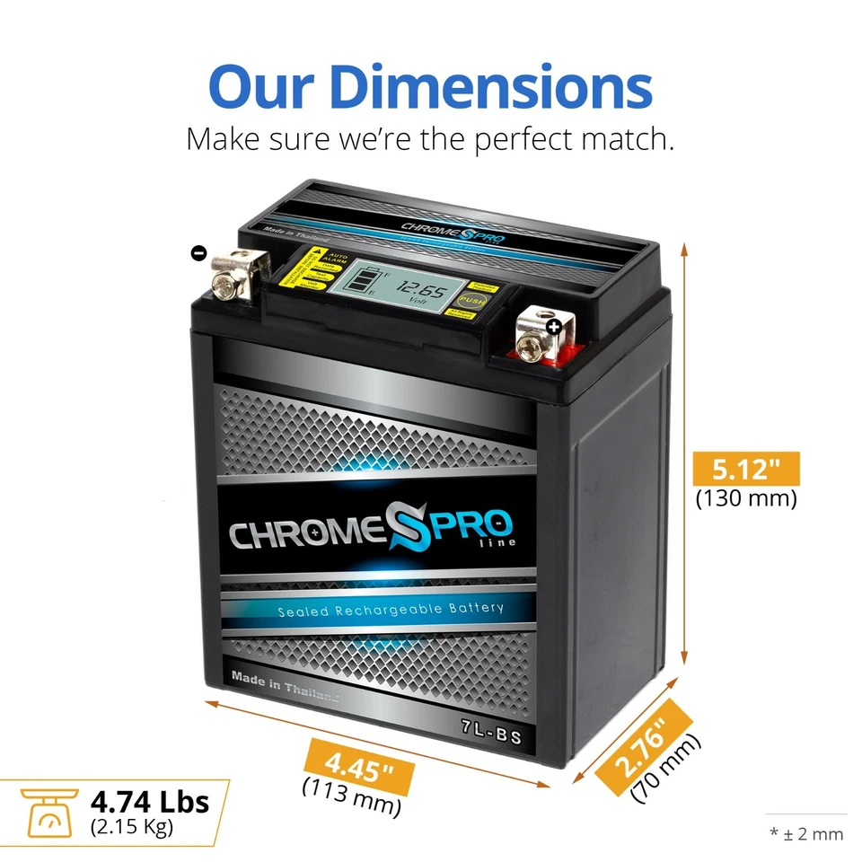 YTX7L-BS High Performance iGel Scooter Battery Aprilia Mojito 150 Honda SH150 - Image 2 of 4