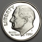 2002-S Silver Proof Dime - 90% Silver - (PR) KM#195b - D02SS