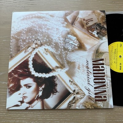 MADONNA Material Girl 12  SINGLE 1984 VINYL 45 RPM Sire Records 0-20304 VG+