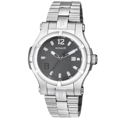 Renató T-Rex Swiss ETA 2824 Automatic LE# 387/672 Gray Sunburst Dial 300M Watch