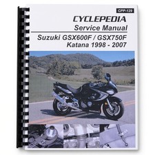 1998-2007 Suzuki Katana GSX 600 750 GSX600 GSX750 SERVICE & REPAIR MANUAL