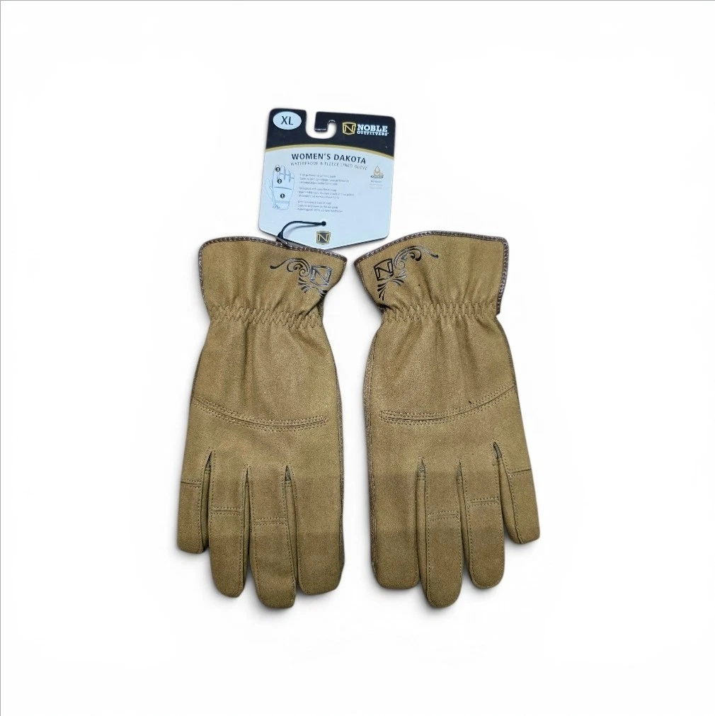 Noble Women's Dakota Fleece Lined & Waterproof Glove Tobacco Work Riding Show