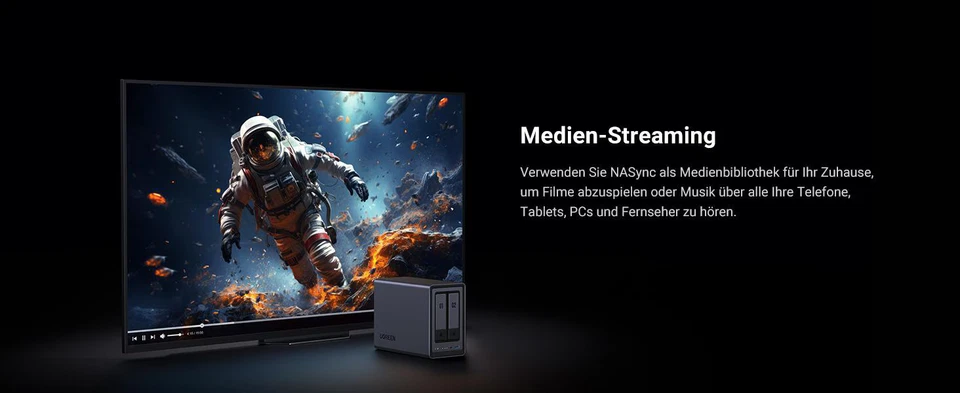 UGREEN NASync DXP2800 NAS System 2-Bay 8TB inkl. 2x Seagate IronWolf ST4000VN... - Bild 3 von 4