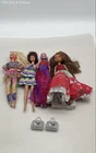 Barbie Doll Lot 4 Figures Mixed Fashion Styles Mattel Identified Vintage Loose