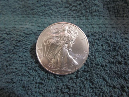 1 Oz .999 Fine Silver 2015 Walking Liberty  Eagle One Dollar Coin