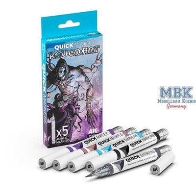 AK Interactive S.L. AK-MQ102 REVENANT - QUICK MARKERS SET