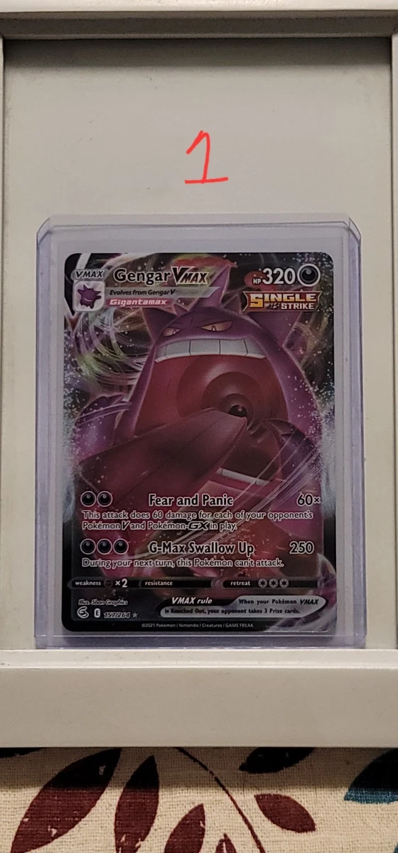 Gengar VMAX 157/264 Swsh08: Fusion Strike for sale | eBay