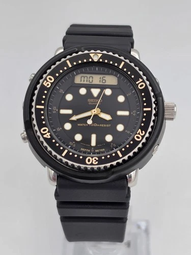 RARE SEIKO H558-500A GOLDEN ARNIE JDM QUARTZ DIVER VINTAGE DECEMBER 1984 SUPERB