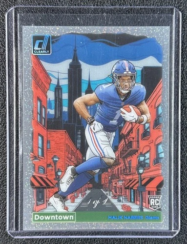 1/1 MALIK NABERS 2024 PANINI CLEARLY DONRUSS #18 ROOKIE DOWNTOWN PLATINUM 1/1 RC