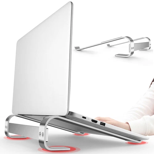 Desk Laptop Stand Aluminum Alloy Notebook Bracket Ergonomic for 10-18inch Laptop