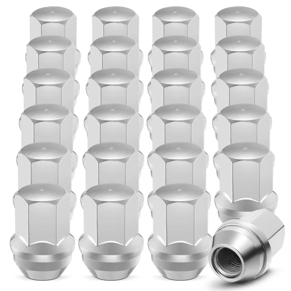 24x Chrome Chevy OEM Factory Lug Nuts M14x1.5 for 2007-2013 Chevrolet - Image 4 of 4