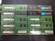 LOT of 10 8GB 1Rx16-PC5 4800B MHz DDR5-38400 DIMM Desktop Memory RAM