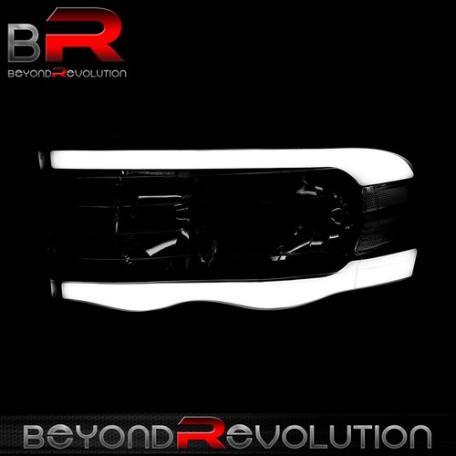 For 2002-2005 Ram 1500 LED DRL Head Lamp Lights Upgrade Left+Right White Housing - Picture 6 of 6