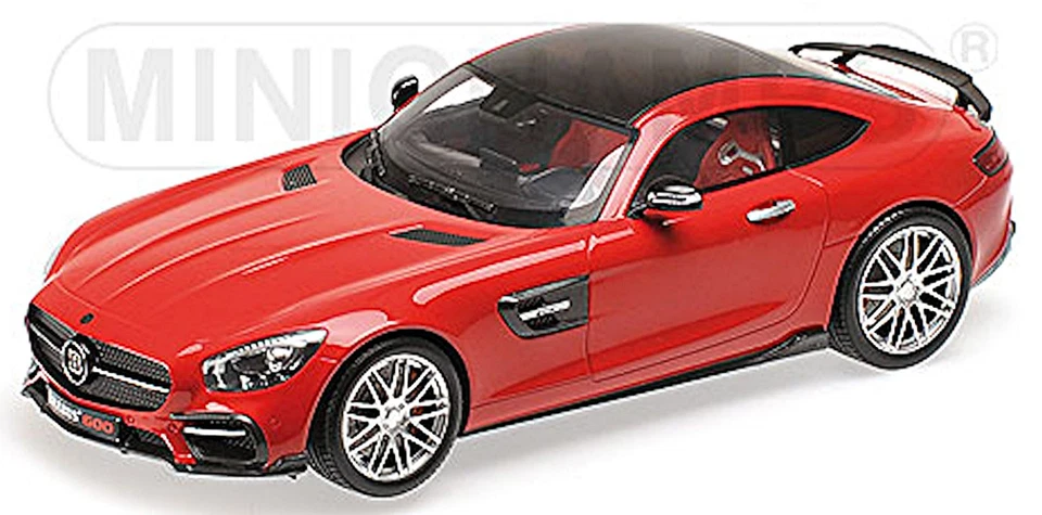 Brabus 600 Coupè 2015 su Base Mercedes AMG Gt / S Rosso 1:18 Minichamps - Immagine 3 di 4