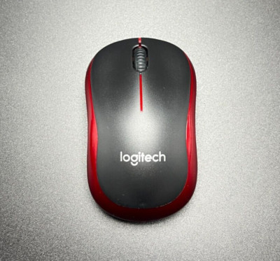Logitech M185 Kabellose Laser Maus - Rot *Neu&Ovp*