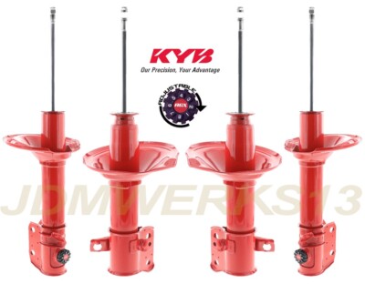 KYB 4 AGX Extremally Adjustable STRUTS For SUBARU IMPREZA OUTBACK 4WD 93 -  01