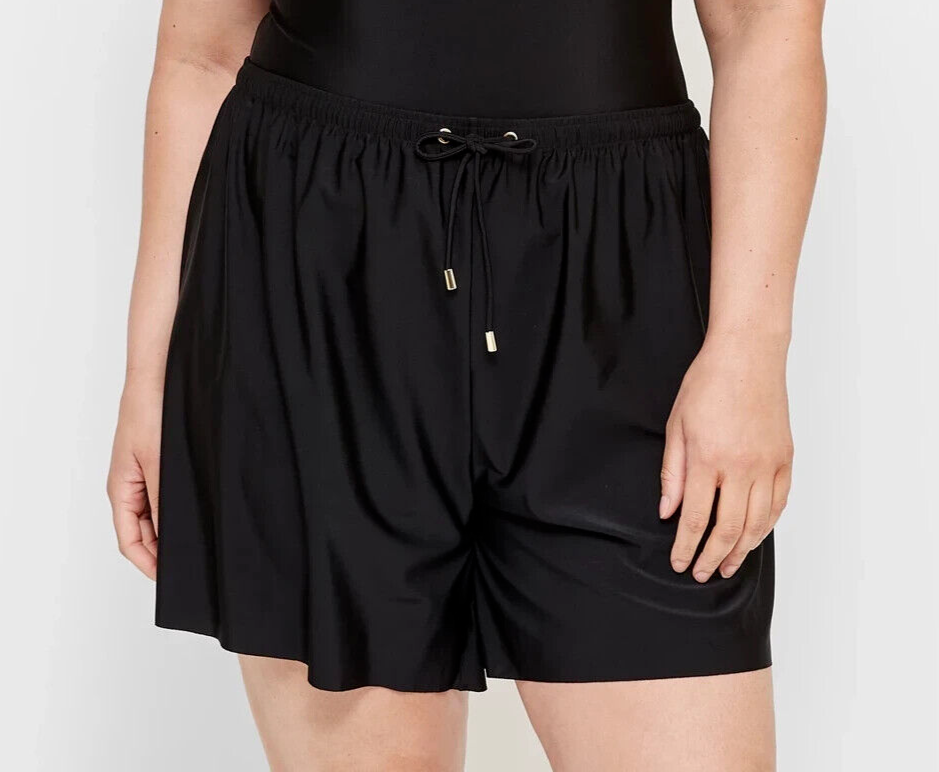 Plus Size Beach Shorts Target Ladies Plus Size 22 Black Swim