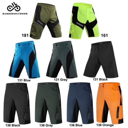 Pantalón Corto Para hombre Holgado Ciclismo Bicicleta De Montaña Bicicleta  de descenso Pantalones informales transpirables corta Verano | eBay