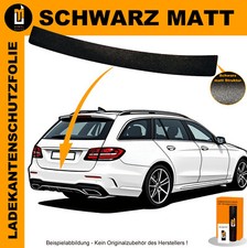 LADEKANTENSCHUTZ FOLIE FÜR MERCEDES C-KLASSE KOMBI S206 AB 2021 SCHWARZ MATT