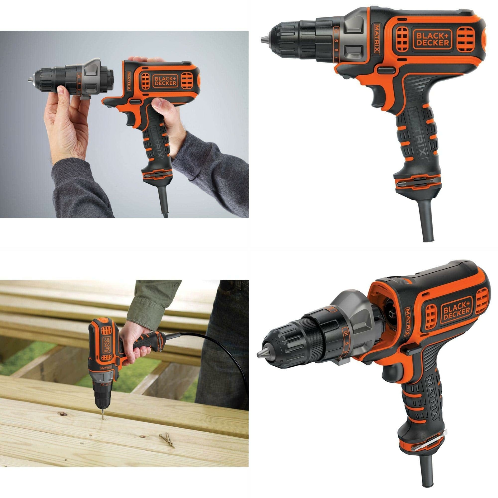 Matrix 4 Amp 3/8 In. Corded Drill And 