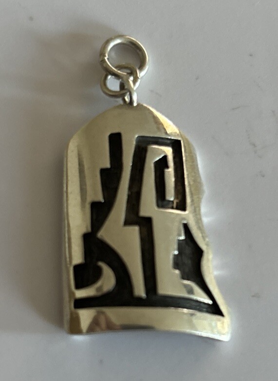 Vintage Hopi Norman Honie Sr Sterling Silver Pendant | eBay Vintage Hopi Norman Honie Sr Sterling Silver Pendant | eBay