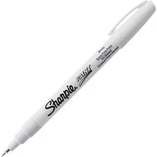 35531 Sharpie Oil-Based Paint Marker, White Ink, Extra Fine Tip, Pack of 1