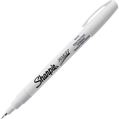 35531 Sharpie Oil-Based Paint Marker, White Ink, Extra Fine Tip, Pack of 1