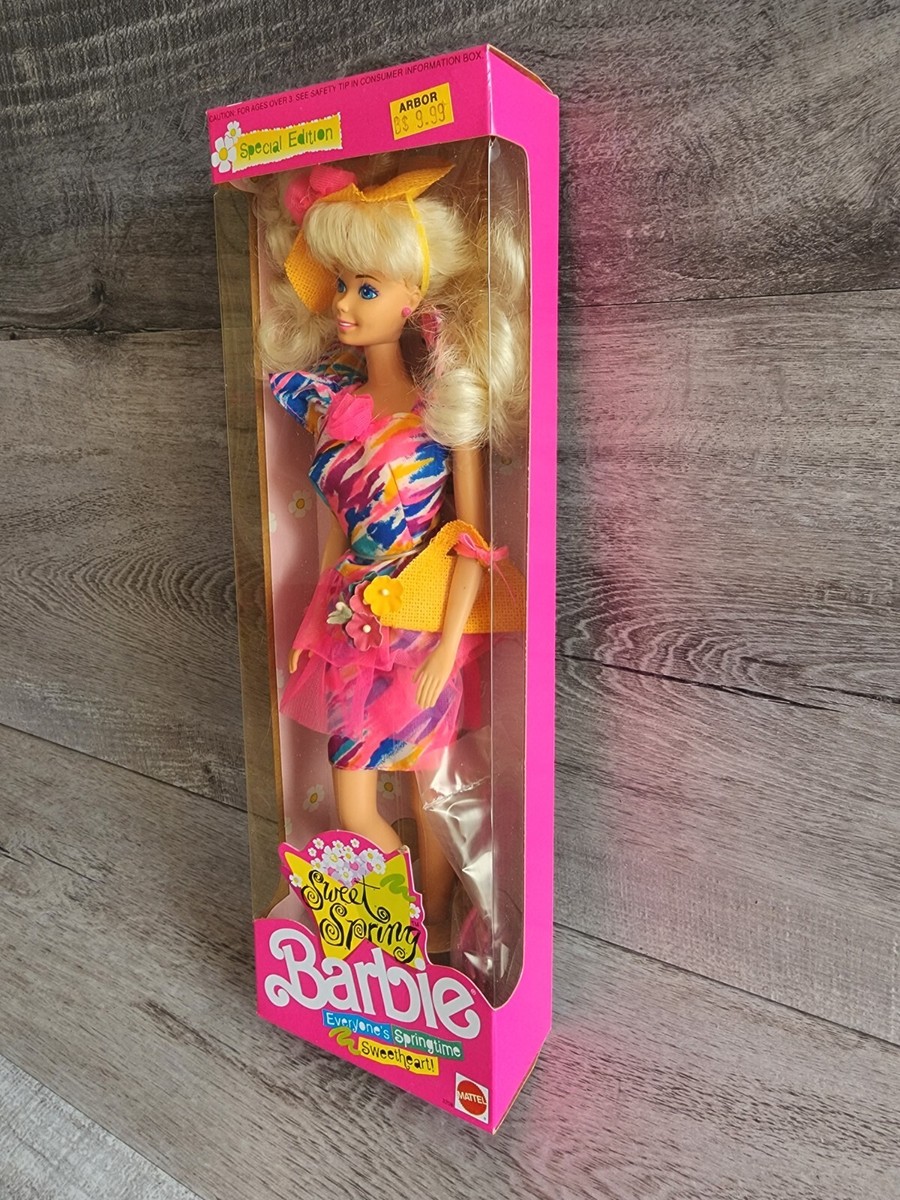 Mattel Sweet Spring Barbie Doll 1991 Special Edition #3208 Ruffle