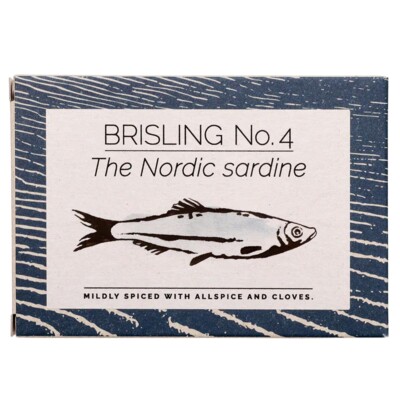 FANGST Brisling No. 4 die nordische Sardine leicht gesalzen  gepresstem Rapsöl 