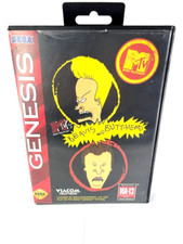 MTV's Beavis and Butt-Head - (Sega Genesis, 1994) - CIB - Tested