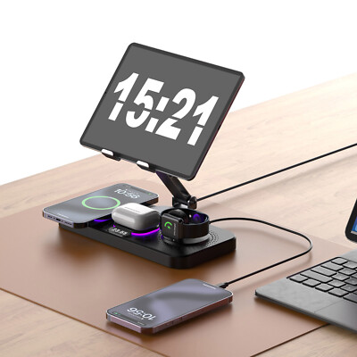 Multifunktion Kabelloses Ladestation Tablet Ständer Für Apple Watch 10 iPhone 16