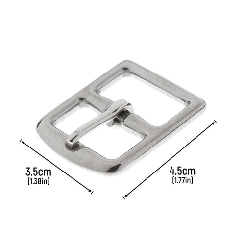 Edelstahlschnalle 45 mm x 35 mm für Reitgürtel - Bild 3 von 7