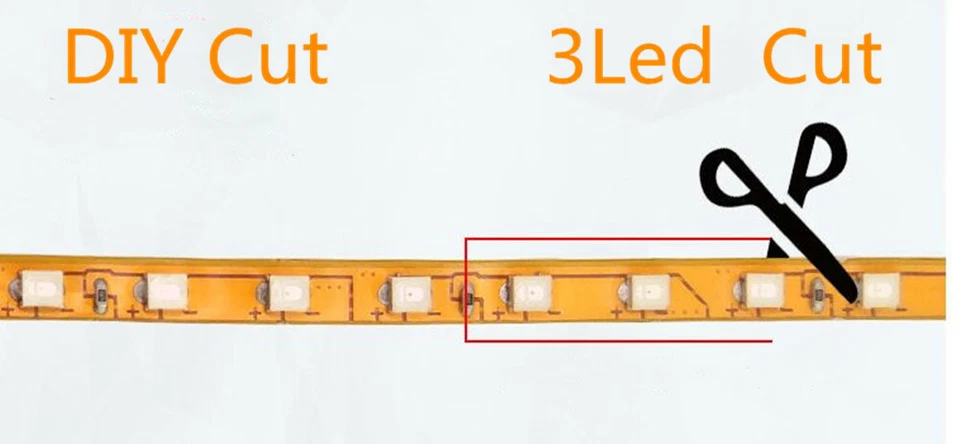 2x Slim 12V Waterproof 4MM Led Strip Lights Car Motorcycle House Decoration Lamp - Image 3 of 4