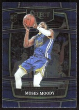 2021-22 4105A Panini Select Moses Moody Rookie Golden State Warriors #62