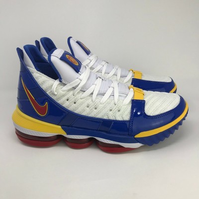 lebron 16 white and blue
