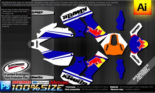 MAXCROSS GRAPHICS KIT FOR 450 RALLY 2012-2013 DECALS STICKERS FULL KIT MSTDNH1 - Picture 2 of 3