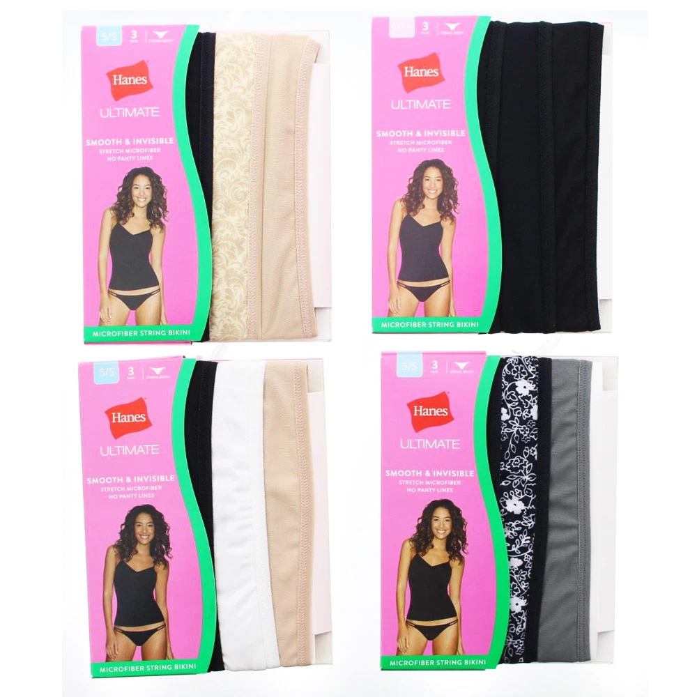 Las Mejores Ofertas En Canzoncillos Bikini Hanes Rosa Para De Mujer | EBay