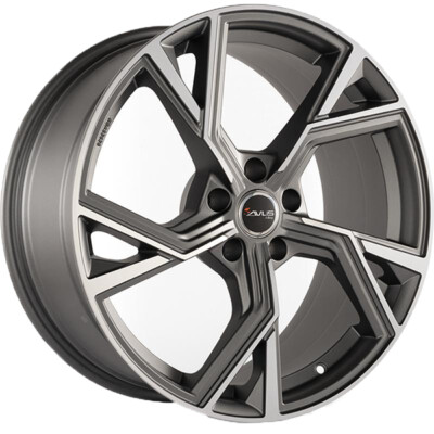 ALUFELGE AVUS AF20 FUR SKODA OCTAVIA SCOUT 8X18 5X112 MATT ANTHR. POLIS. P5L