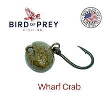 3pk Sheepshead Swing Jigs - Wharf Crab - 1/2oz. - Live Bait