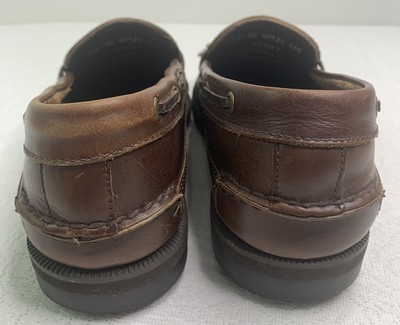 Bass Mens Brown Leather HENRY Tassel Loafers sz 8 M | eBay