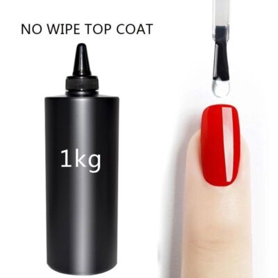 Non Wipe Top Coat Gel Polish Withouy Sticky Layer Shinning Soak Off Nail Polish