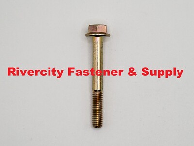 (1) M6-1.0x50 Flange Bolts 6mm x 50mm Screws M6x1.0 x 50 Screws 6mm x 50mm